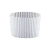 Tapa de plástico desechable para vaso de té de leche, tapa para vaso de papel de calibre 90/98, vaso de café, anti-quemaduras, antideslizante, tapa de vaso transparente especial