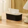 Caixa de Lenços Nórdica Simples Criativa com Tampa de Madeira Caixa de Papel de Lenços de Mesa para Sala de Estar Doméstica Caixa de Armazenamento de Lenços de Papel Guardanapos Máscaras