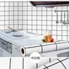 Papel tapiz de cocina a prueba de aceite, autoadhesivo y engrosado, impermeable, resistente al aceite y al calor, para protección de paredes, resistencia al fuego y cubrir imperfecciones