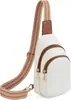 Bolso de Hombro de Cuero para Mujer Bolso Cruzado Bolso de Cintura Moda Casual Versátil Bolso de Pecho para Mujer Bolso Lion Ling