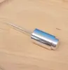 Loción Descuento para el Cuidado de la Piel Botella con Gotero Grano de Madera Anillo Dorado y Plateado Gotero Botella de Esencia Botella Transparente Mate Muestra Líquida