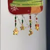 Atmosfera de Natal Árvore de Natal Homem de Gengibre Pingente Corrente para Celular Infantil Criativo Nicho Estiloso Versátil Corrente para Celular