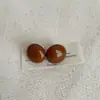 Pendientes de Oreja de Bolita de Gominola Color Morandi para Mujer, Sencillos y de Alta Gama, Personalizados, Exquisitos y Modernos Pendientes para el Día a Día
