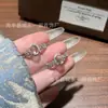 Venta al por mayor del fabricante Xiaohongshu Anillo Natural de Espuma de Agua Encaje de Jade con Incrustación de Plata S925, Nuevo Estilo Chino Moda de Lujo Ligero