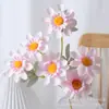 6 Girasoles Artificiales y Margaritas Pequeñas para Decoración de Sala de Estar en Casa, Arreglo de Escena de Boda en Hotel y Exhibiciones Florales