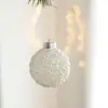 Nueva Bola de Navidad Perla Blanca Bola de Plástico Lujo Accesible Bola de Gama Alta Colgante para Árbol de Navidad Decoración Colgante Disposición de Decoración