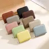 Bolsa de monedas mini de PU de moda con patrón de lichi, súper vendida, tarjetero multicolor, bolsa compacta para cambio y tarjetas