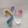 Gancho simple en forma de J para pared, estilo nórdico, sin perforaciones, para el hogar, sin marcas, mini gancho adhesivo para puerta trasera.