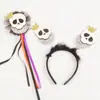 2024 Venta Caliente Transfronteriza Halloween Nuevo Aro para el Cabello Bastón Combinación Traje Festival de Fantasmas Suministros Divertidos para Decoración de Fiesta
