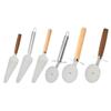 Utensílios de Confeitaria Espátula de Bolo Aço Inoxidável Espátula de Pizza Cozinhar Alimentos Espátula de Cozinha Espátula Triangular para Queijo Faca de Pizza