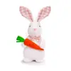 Nuevo conejo de Pascua transfronterizo muñeco de pie muñeco lindo decoración de fiesta navideña decoraciones para el hogar