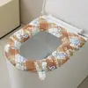 Cojín de inodoro de dibujos animados, funda de inodoro universal impermeable para las cuatro estaciones, funda de inodoro de verano para el hogar, lavadora para sentarse al por mayor