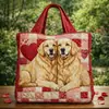 2026 Nueva Serie Transfronteriza de Cachorros Estampado Digital Bolso de Hombro Acolchado de Moda