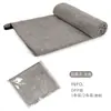 Toalha esportiva de veludo dupla face transfronteiriça microfibra secagem rápida absorvente portátil yoga fitness macia toalha de praia