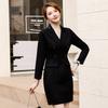 Uniforme de azafata, traje profesional, moda, temperamento, diosa, abanico, recepción, joyería, salón de belleza, ropa de trabajo, vestido de otoño.