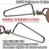 Conector de cebo de refuerzo de acero inoxidable con pasador de arco Luya, suministros de pesca, pasador rápido grueso, accesorios para equipo de pesca