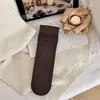 26 Meias Novas de Início de Outono Estilo Feminino Cor Sólida Meia de Cano Médio Feminina Material de Algodão Respirável Estilo Japonês Meia de Cano Médio Solta Feminina