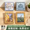 Imanes de refrigerador de tablero de pintura personalizados, regalos coloridos y creativos, piezas decorativas, réplicas de resina de pinturas mundialmente famosas, marcos de pintura al óleo, imanes de refrigerador