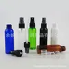 Botella pulverizadora blanca y negra de 60 ml, botella pulverizadora de tipo pulsador, botella pulverizadora pequeña para hidrosol, botella de perfume de 60 ML, botella pulverizadora pequeña rellenable
