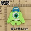 Buass Lightyear Monster Power Company Accesorios DIY Decoración Carcasa Teléfono Móvil Goma Suave PVC Parche Hebilla Zapatos con Agujeros