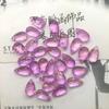 Acessórios de joias antigas faça você mesmo 8*14 gotas de água esmalte checo gotas de água cor orquídea grampo de cabelo vestido han material de vestido de noiva