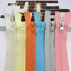Zíper de Resina Aberto Nº 3 Personalizado, Zíper Plástico Colorido para Jaquetas de Pluma, Zíper Longo para Jaquetas de Roupa Infantil