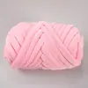 Suministro Especial Transfronterizo de Hilo Cardado de Terciopelo de Cristal 3cm Manta Hecha a Mano DIY Hilo Grueso Hilo para Cojín Tiras de Tela Hilo para Cama de Gato