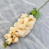 Estilo Europeo Flor de Jacinto Hirundo Gigante Única Flor de Seda Simulada Decoración de Bienvenida para Salón de Bodas Flor Artificial Arreglo Floral Floristería al por Mayor