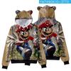 Sudadera con capucha de punto 3D de nuevo juego periférico Cross-borDer con orejas de gato para primavera y otoño