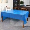 Amazon toalha de mesa descartável de PE cor sólida espessa à prova de óleo à prova d'água suprimentos de festa hotel restaurante toalha de mesa de plástico