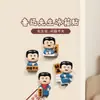 Imán de Nevera de Resina Lu Xun Pegatina Magnética Adornos de Decoración del Hogar Creativos Culturales y de Turismo Creativo Hecho a Mano Regalos para Oficina Estudiantes