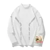 Camiseta Interior de Terciopelo Doble Cara para Hombre en Otoño e Invierno, Ropa Interior Térmica de Cuello Alto Medio de Terciopelo Doble Cara, Top Camiseta de Manga Larga