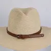 Chapéu Transfronteiriço Estilo Étnico Retrô com Topper de Palha Tira de Chapéu de Cowboy Acessórios de Cinto Especial Renda Decorativa Retrô