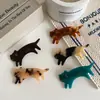 Pinza para el pelo de gato de acetato estilo coreano, pinza lateral de pico de pato para mujer, nuevo clip para flequillo 2025