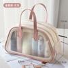 Bolsa de cosméticos nueva, bolsa de aseo separada para artículos secos y húmedos, bolsa de cosméticos de gran capacidad, bolsa de natación impermeable, portátil y sencilla de color alto.