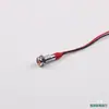 Luz Indicadora de Metal 6mm LED Universal AC/DC Cinco Cores 3V 5V 12V 24V 2