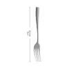 Juego de Cuchillo, Tenedor y Cuchara Cuadrados de Acero Inoxidable para Hotel Cocina Occidental Cuchillo y Tenedor para Steak, Cuchara de Mesa para el Hogar, Cuchara y Tenedor de Postre, Juego de Vajilla Brillante