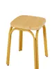 J & J & Cuatro Patas Tres Patas Patas de Hierro Taburete Redondo Mesa Simple de Moda Taburete Mesa de Comedor Taburete Taburete Cuadrado Pequeño Taburete Bajo para el Hogar