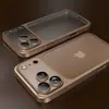 Transfórmate en un 17Promax en Segundos, Adecuado para Funda de Teléfono Apple 17, Funda Protectora Ultradelgada Galvanizada Mate para iPhone 16Promax