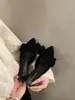 Sandálias Pequenas de Salto Alto Bico Fino Estilo Fada para Mulheres, Adequadas para Uso ao Ar Livre, Novas Sandálias Elegantes com Laço Verão 2026