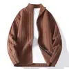 Comercio Exterior Transfronterizo Otoño e Invierno Nueva Moda Suéter Casual Cárdigan Chaqueta de Punto para Hombre Chaqueta de Punto Trenzado Simple