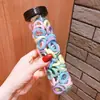 Pacote com 20 Elásticos de Cabelo em Lata, Novos Elásticos Estilo Transfronteiriço, Cordas de Cabelo Grossas de Alta Elasticidade, Elásticos Simples para Cabelo