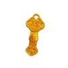 Colgante pequeño de metal Shajin Ruyi, artesanías, llavero, colgante de koi, imitación de oro, accesorios para manualidades.