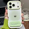 Capa de Celular Gradiente Creme de Coco com Suporte para Apple 18 Pro Max, iPhone 17/16, Gradiente Rosa-Verde 14