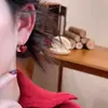 Aretes de Cuentas en Forma de Corazón, Versátiles y de Moda, Dulces y Delicados, Aretes de Alta Gama y Exquisitos para Mujer