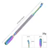 Pinzas para Cutícula Amazon D501, Pinzas para Ranura de Uña, Pinzas para Cutícula con Resorte, Cortaúñas Angular, Herramienta para Quitar Esmalte de Uñas, Empujador de Acero para Uñas Artísticas