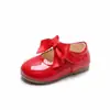 Sapatos de Menina com Laço Sapatos de Couro 2026 Primavera e Outono Novos Estilo Coreano Sapatos de Princesa para Crianças Sapatos Individuais para Meninas Sapatos de Dança