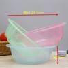 Además de plástico formaldehído hogar transparente cuenca para arroz picante agua caliente brillante festival mezclar platos fríos lavabo rafting arte