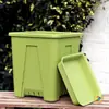 Vaso de Flor Quadrado Terceira Geração Coluna de Ar Espessada Respirável Controle de Raiz Vaso Qingshan para Uso Doméstico Vaso Grande de Plástico para Rosas e Hortênsias