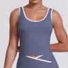 Trajes de color block deportivos europeos y americanos transfronterizos para mujer, moda casual de cintura alta, ropa deportiva para fitness, ropa de yoga, venta al por mayor personalizada